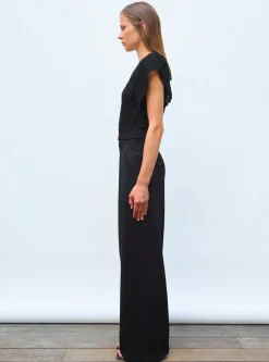pantalon fluide maille légère