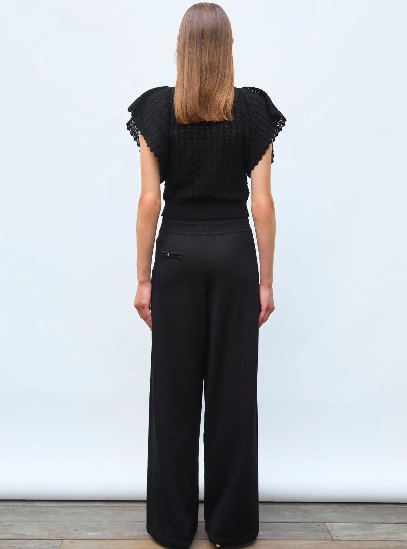 pantalon fluide maille légère
