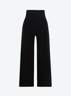 pantalon taille haute maille jersey