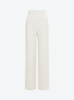 pantalon taille haute maille jersey