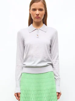 polo fin en jersey soyeux