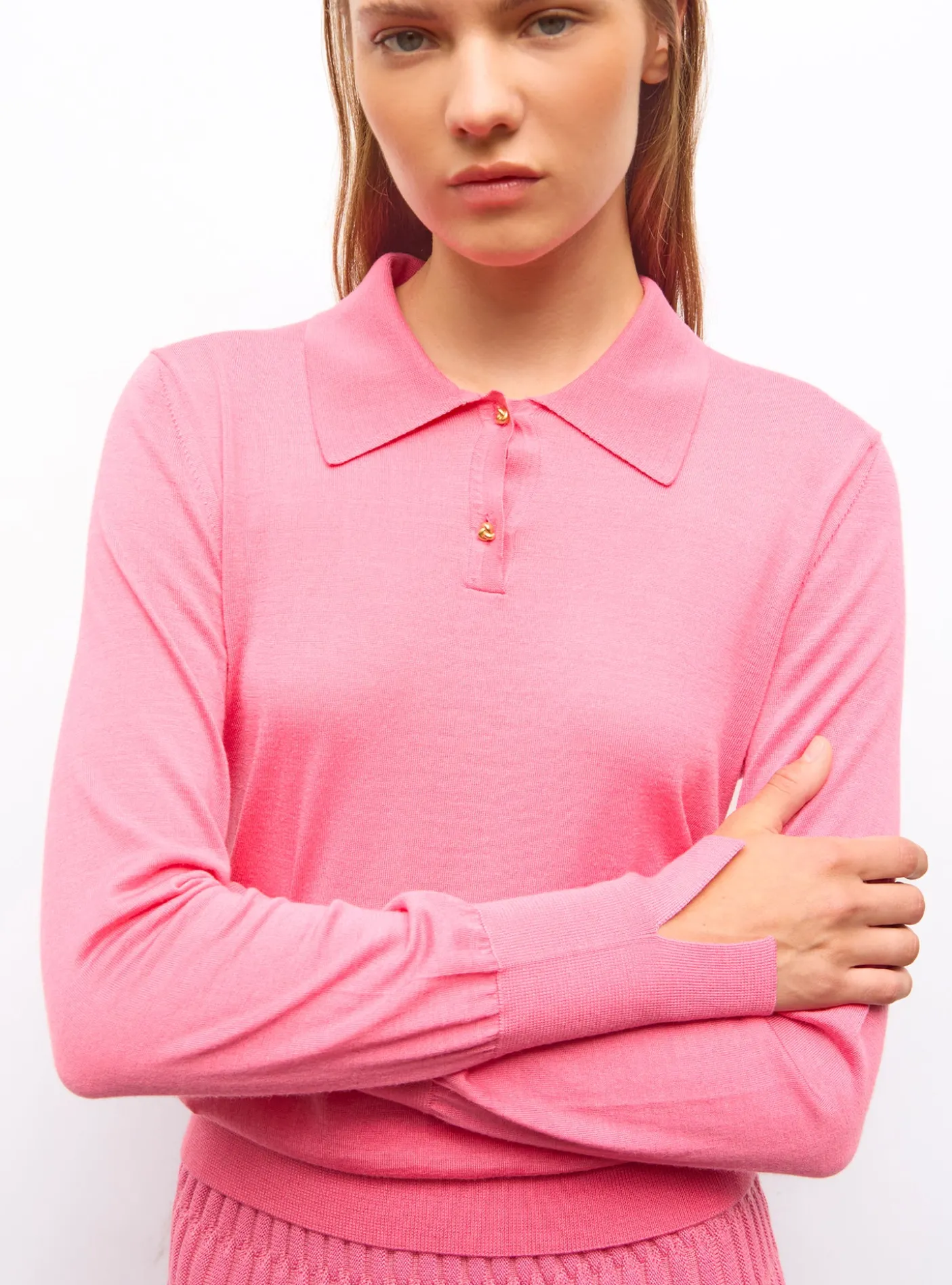 polo fin en jersey soyeux