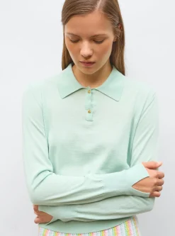 polo fin en jersey soyeux