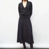 pull col v maille pleine