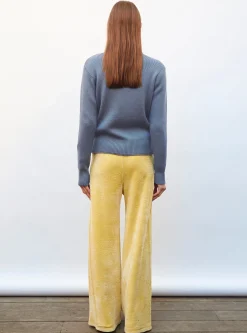 pull col v maille pleine
