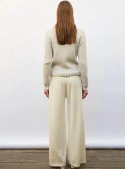 pull col v maille pleine
