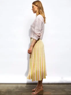 pull court maille damier