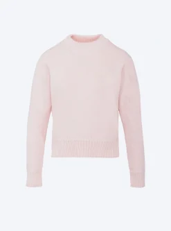 pull droit détails tressés
