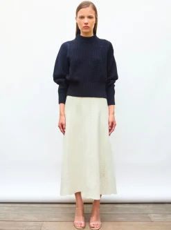 pull fin maille gaufrée