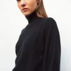 pull fin maille point mousse