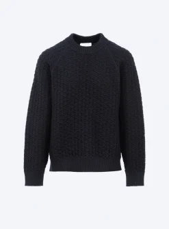 pull loose maille entrelacée
