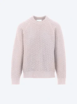 pull loose maille entrelacée
