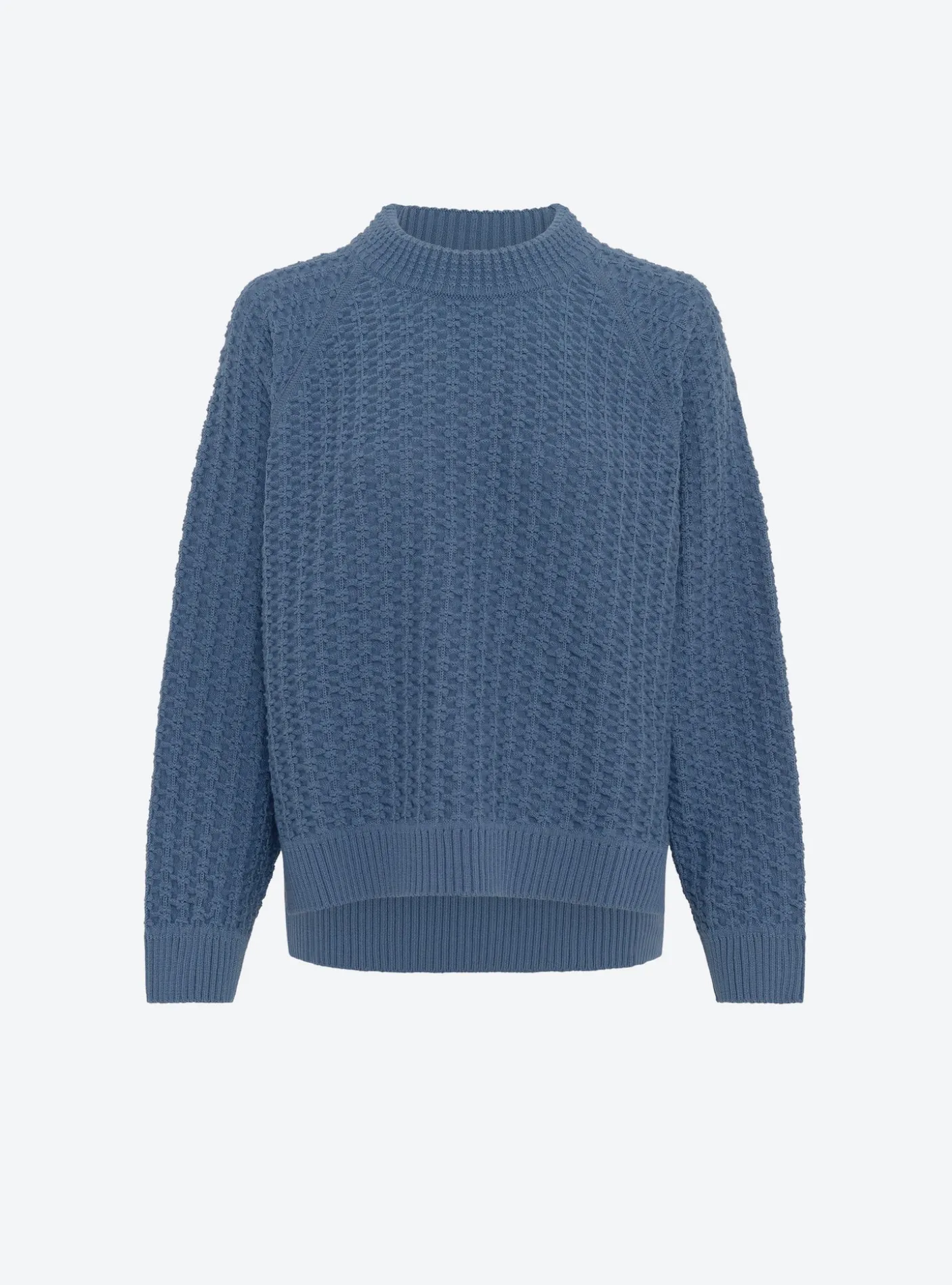 pull loose maille entrelacée