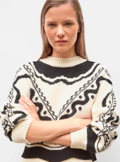 pull maille jacquard