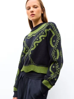 pull maille jacquard