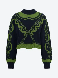 pull maille jacquard