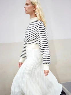 pull maille manches blousantes