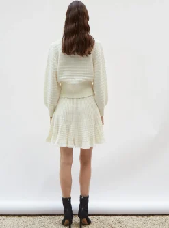 pull maille manches blousantes