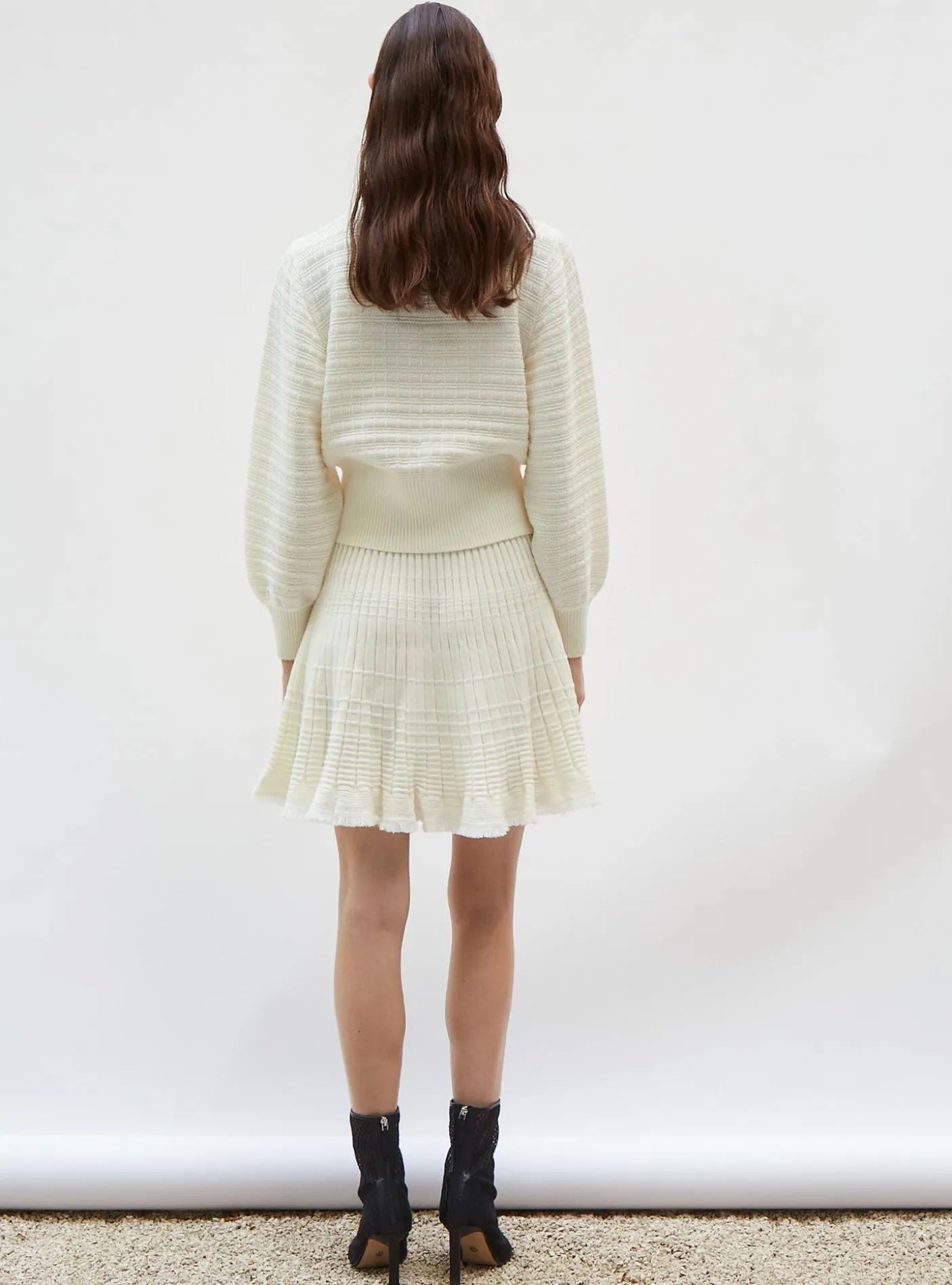 pull maille manches blousantes