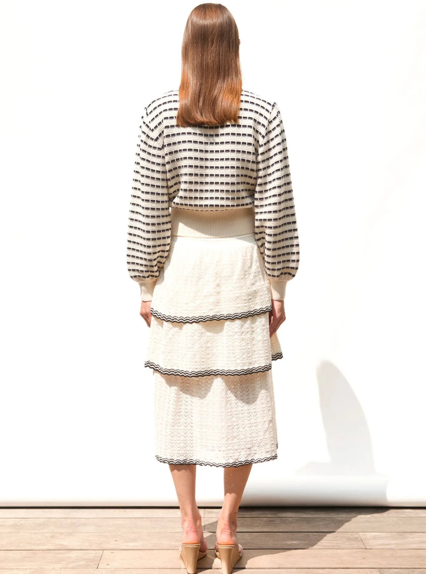 pull maille manches blousantes