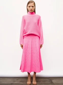 pull oversize maille résille