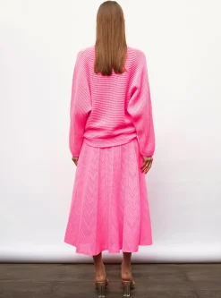 pull oversize maille résille