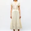 robe en maille cannage ajourée