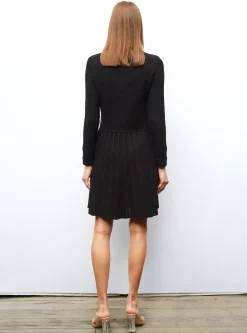 robe en maille guipure stretch