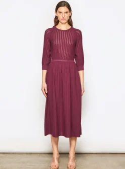 robe légère maille pointelle