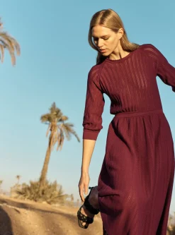 robe légère maille pointelle