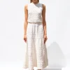 robe longue maille croquet