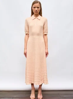 robe longue maille origami