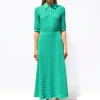 robe longue maille origami