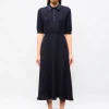 robe longue maille origami