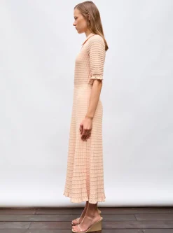 robe longue maille origami