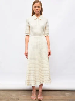 robe longue maille origami