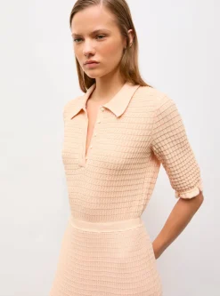 robe longue maille origami