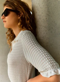 robe longue maille origami