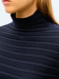 robe longue maille plissée
