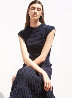 robe longue maille zellige