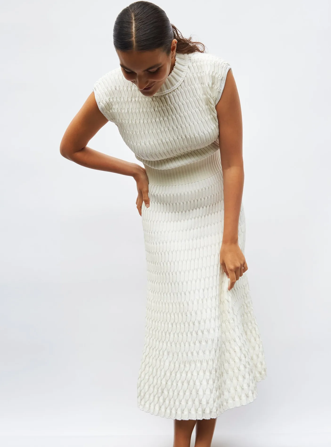 robe longue maille zellige