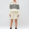 short en maille à plis