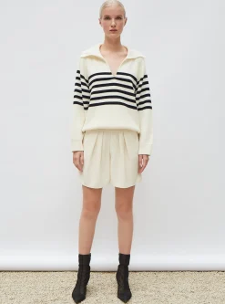 short en maille à plis