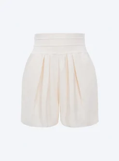 short en maille à plis