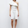 short en maille mini côte piquée