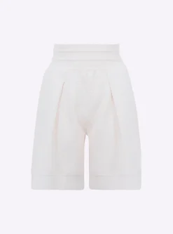 short en maille mini côte piquée