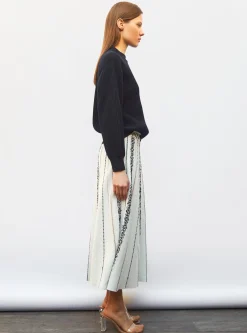 sweater en maille torsade