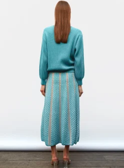 sweater en maille torsade