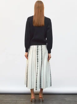 sweater en maille torsade