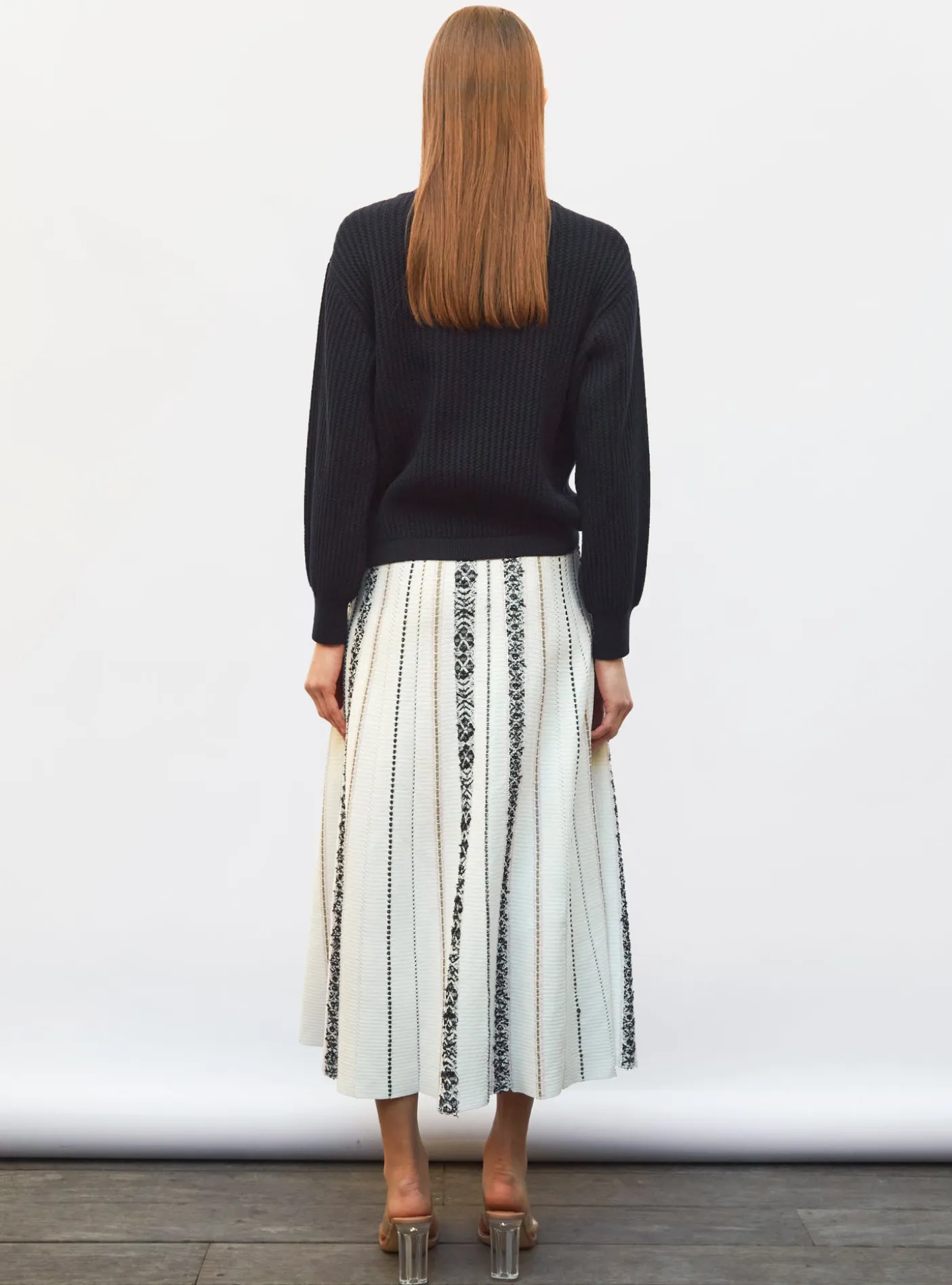 sweater en maille torsade